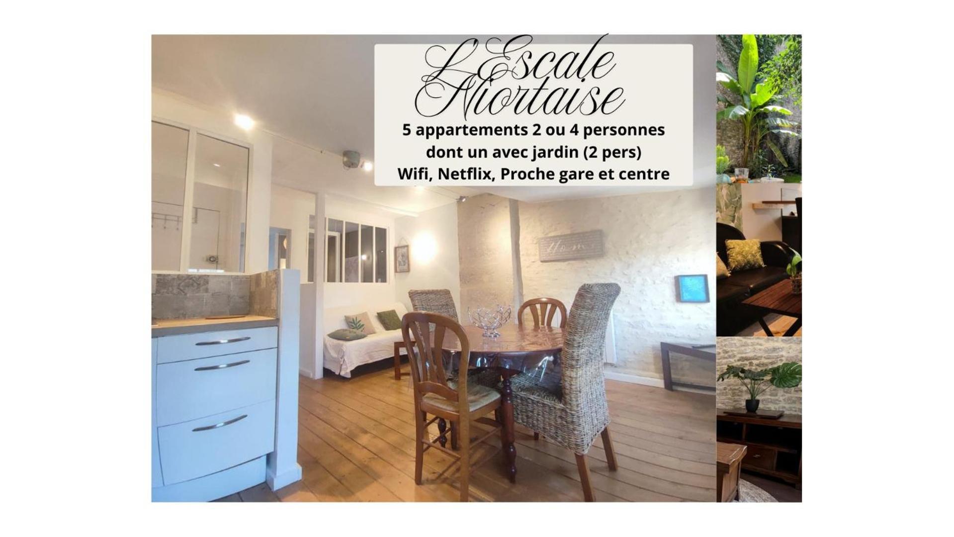 L'Escale Niortaise - Centre-Ville - 10Mn Gare - Wifi - Netflix Экстерьер фото